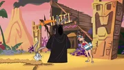 v.li.: Bugs Bunny, Carl, Cheryl