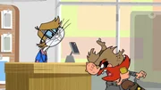 v.li.: Bugs Bunny, Yosemite Sam