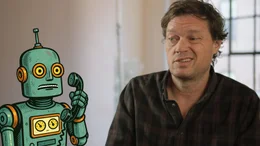 Der preisgekr&ouml;nte Podcaster Evan Ratliff sieht KI-Bots kritisch (KI-generiertes Bild).