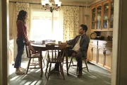 Lana Lang Cushing (Emmanuelle Chriqui, l.); Kyle Cushing (Erik Valdez, r.) Lana Lang Cushing (Emmanuelle Chriqui, l.); Kyle Cushing (Erik Valdez, r.)