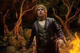 Nach anf&auml;nglichem Z&ouml;gern packt Bilbo (Martin Freeman) doch die Abenteuerlust und er begibt sich mit Gandalf, Thorin und den Zwergen auf eine ungewisse Reise. Doch schon bald werden sie von den hasserf&uuml;llten Halsschlitzern, den Orks, heimgesucht ...