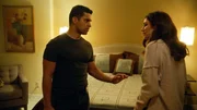 Nick Torres (Wilmer Valderrama, l.); Maria Diaz (Mariela Garriga, r.)