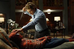 L-R: Spider-Man (Tobey Maguire), Harry Osborn (James Franco)