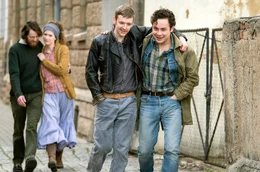 V.l.: Maximilian Klas (Rolle Karsten), Marlene Tanczik (Solveig), Timur Bartels (Rolle Daks), Ferdinand Lehmann (Rolle Stefan)