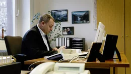 Stephan Harbort im B&uuml;ro.