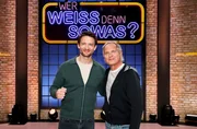 Treten bei "Wer wei&szlig; denn sowas?" als Kandidaten an: Der Schauspieler August Wittgenstein (l.) und der Schauspieler Uwe Ochsenknecht (r.).