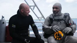 Paul de Gelder and Mike Tyson discusses their next dive with the sharks