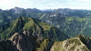 Bergpanorama im Allgäu. Bergpanorama im Allgäu.