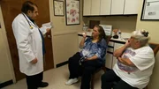 Susan at her doctor consultation.