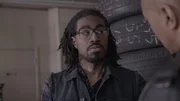 Man wearing glasses looks concerned. Man wearing glasses looks concerned.
