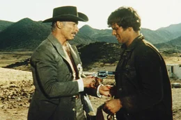 L-R: Frank Talby (Lee Van Cleef) und Scott Mary (Giuliano Gemma)