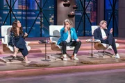 Die "Löwen" Judith Williams, Nils Glagau (M.) und Tillman Schulz. Die "Löwen" Judith Williams, Nils Glagau (M.) und Tillman Schulz.
