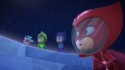 L-R: PJ Robot, Gekko, Catboy, Owlette