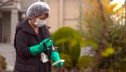 Frau Yamaguchi filmt die Strahlung der verlassenen Schule ihrer Tochter. Frau Yamaguchi filmt die Strahlung der verlassenen Schule ihrer Tochter.