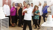 Buddy Valastro and family having fun in the kitchen. Buddy Valastro and family having fun in the kitchen.