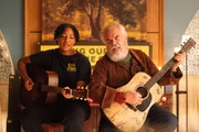 "THE FINEST" – Coverage of the CBS Original Series SHERIFF COUNTRY. Pictured: Jules Latimer as Eve Edwards and W. Earl Brown as Wes Fox. "THE FINEST" – Coverage of the CBS Original Series SHERIFF COUNTRY. Pictured: Jules Latimer as Eve Edwards and W. Earl Brown as Wes Fox.