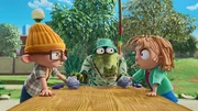 v.li.: Winston, Mr. Crocodile, Daisy