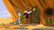 v.li.: Bugs Bunny, Wile E. Coyote