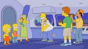 (v.l.n.r.) Lisa; Bart; Maggie; Marge; Homer (v.l.n.r.) Lisa; Bart; Maggie; Marge; Homer