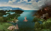 Landschaft mit Charon, der den Styx &uuml;berquert, Joachim Patinir, um 1515&ndash;1524. Prado. (Public Domain/Wikimedia Commons)