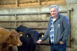 Tierarzt Dr. J&ouml;rg Bretzinger ist oft 24 Stunden am Tag ansprechbar und muss auch schon mal Nachts raus, wenn zum Beispiel eine Kuh beim Kalben Probleme hat.