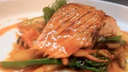 Restaurant „Neuen 8“ in Nidda: Lachsfilet. Restaurant „Neuen 8“ in Nidda: Lachsfilet.