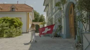 Schloss Marnand vor den 1. August-Feierlichkeiten. Schloss Marnand vor den 1. August-Feierlichkeiten.