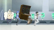 Skips, Mordecai, Rigby, and Gary