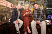 Ina M&uuml;ller mit Horst Lichter (l.) und Nico Santos (r.).