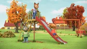 Ab sofort dient die Rutsche als Trollbrücke - damit sind sowohl Pip als auch Frankie und Posy zufrieden. Ab sofort dient die Rutsche als Trollbrücke - damit sind sowohl Pip als auch Frankie und Posy zufrieden.