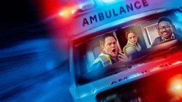 Von links: Randy (Rainn Wilson), Jessica (Aimee Carrero) und Mike (Lil Rel Howery) (Filmcover von "Code 3")