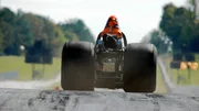 Dragster on the move Dragster on the move