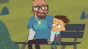 Max und sein Papa Wesley sprechen sich aus.