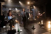 Die Band Tiavo auf der Bauhaus-Bühne in Dessau Die Band Tiavo auf der Bauhaus-Bühne in Dessau