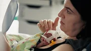 Nadine mit ihrem Sohn Matteo.