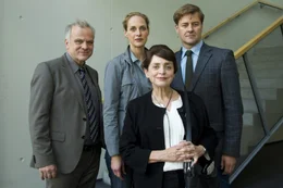 Bernhard Sch&uuml;tz, Sophie von Kessel, Katharina Thalbach, Markus Mittermeier (v.l.)