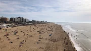Nordseestrand im Stadtteil Scheveningen.