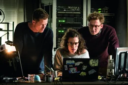 L-R: Luke (Til Schweiger), Nicki Kasulke (Anne Sch&auml;fer), Theo (Matthias Schweigh&ouml;fer)