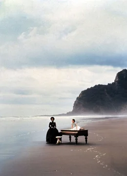 Das Piano Wichtiges St&uuml;ck Identit&auml;t: Holly Hunter als Ada McGrath, Anna Paquin als Flora McGrath; Das Piano Wichtiges St&uuml;ck Identit&auml;t: Holly Hunter als Ada McGrath, Anna Paquin als Flora McGrath