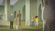 Ist die Staatssicherheit jetzt auch im Pergamonmuseum aktiv? Paul und Millie beobachten einen verdächtig aussehenden Mann. Ist die Staatssicherheit jetzt auch im Pergamonmuseum aktiv? Paul und Millie beobachten einen verdächtig aussehenden Mann.
