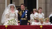 Prinz Charles und Prinzessin Diana an ihrem Hochzeitstag am 29. Juli 1981. Prinz Charles und Prinzessin Diana an ihrem Hochzeitstag am 29. Juli 1981.