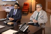 Pictured: (l-r) Manish Dayal as Dr. Theo Rabari, Oliver Platt as Dr. Daniel Charles Pictured: (l-r) Manish Dayal as Dr. Theo Rabari, Oliver Platt as Dr. Daniel Charles