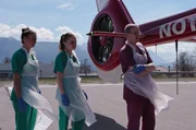 Ein Unfallopfer kommt mit dem Hubschrauber in die Klinik. Ein Unfallopfer kommt mit dem Hubschrauber in die Klinik.