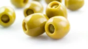 stuffed green olives on white stuffed green olives on white