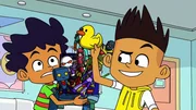 v.li.: Sammy, Raj