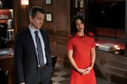 Pictured: (l-r) Hugh Dancy as A.D.A. Nolan Price, Odelya Halevi as A.D.A. Samantha Maroun Pictured: (l-r) Hugh Dancy as A.D.A. Nolan Price, Odelya Halevi as A.D.A. Samantha Maroun