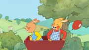 Zusammen mit Monika im Bollerwagen herumzusausen scheint Karlchen zu entspannen. Zusammen mit Monika im Bollerwagen herumzusausen scheint Karlchen zu entspannen.