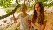 (v.li.): Selma Adeline Opedal (Andrine), Sofia Haug Khoury (Lea). (v.li.): Selma Adeline Opedal (Andrine), Sofia Haug Khoury (Lea).