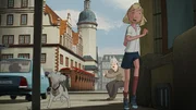 Der Stasi-Mitarbeiter ist Fritzi und Sputnik dicht auf den Fersen. Werden sie ihm entkommen? Der Stasi-Mitarbeiter ist Fritzi und Sputnik dicht auf den Fersen. Werden sie ihm entkommen?