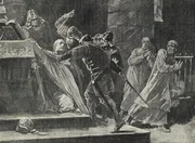 Der Mord an Thomas Becket, Kathedrale von Canterbury, 29. Dezember 1170